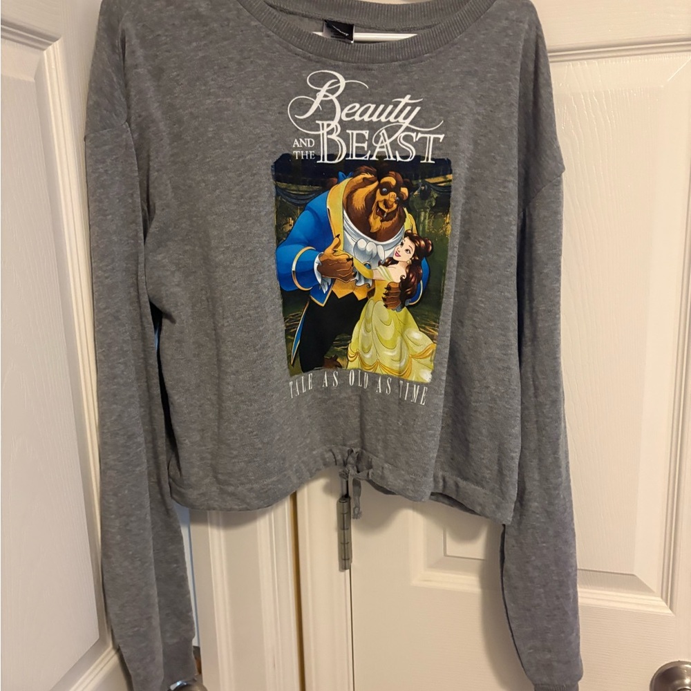 Disney Gray Graphic Sweatshirt